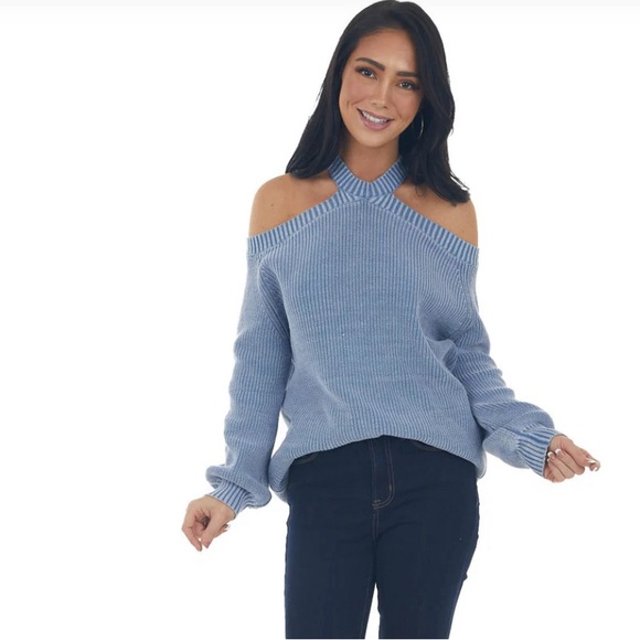 BiBi Off the Shoulder Sweater - Picture 2 of 7